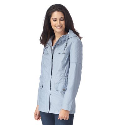 Pale blue quilted jacket